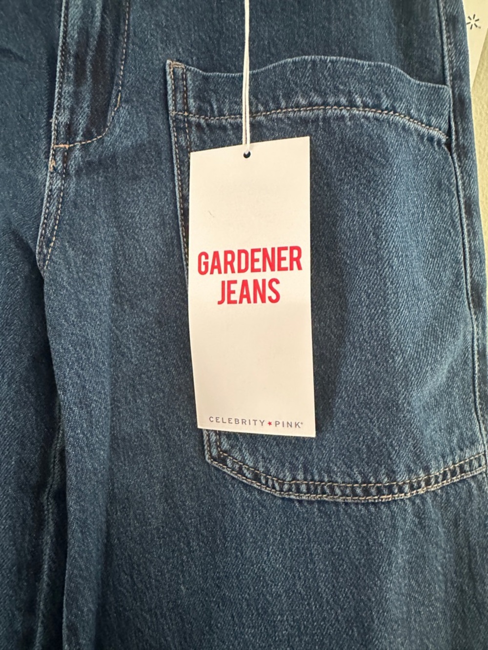 Celebrity Pink Dark Blue Gardener Jeans - Picture 2 of 6